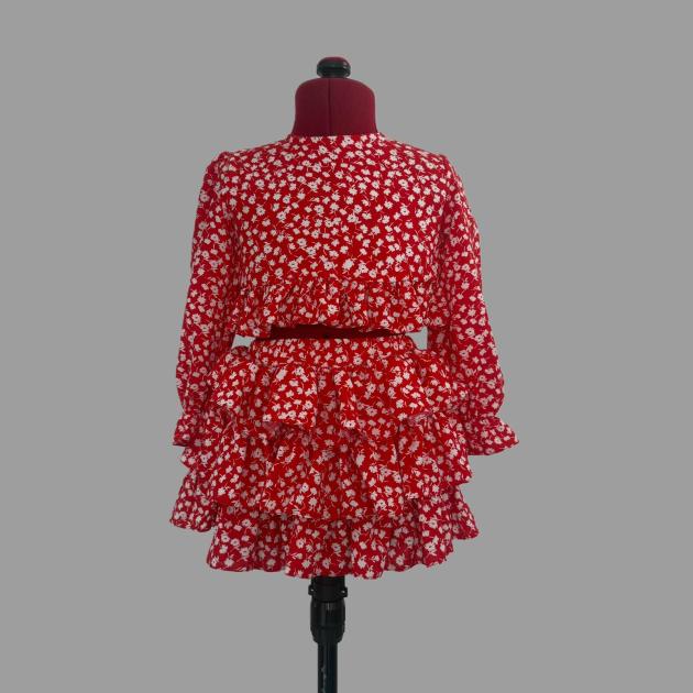 “Flori de Mac” – Bluziță și Fustiță