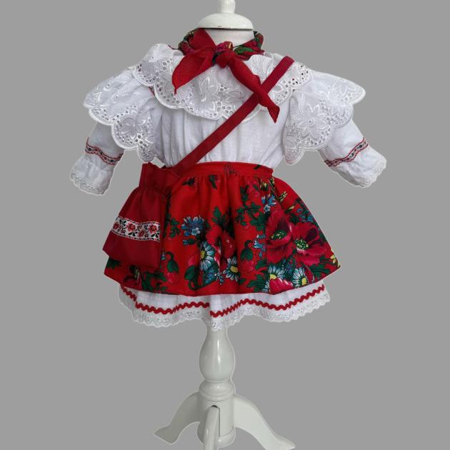 Rochiță cu Motive Românești - Multicoloră